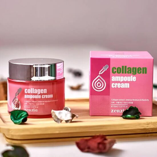 Zenzia Collagen Ampoule Cream, 70 ml 